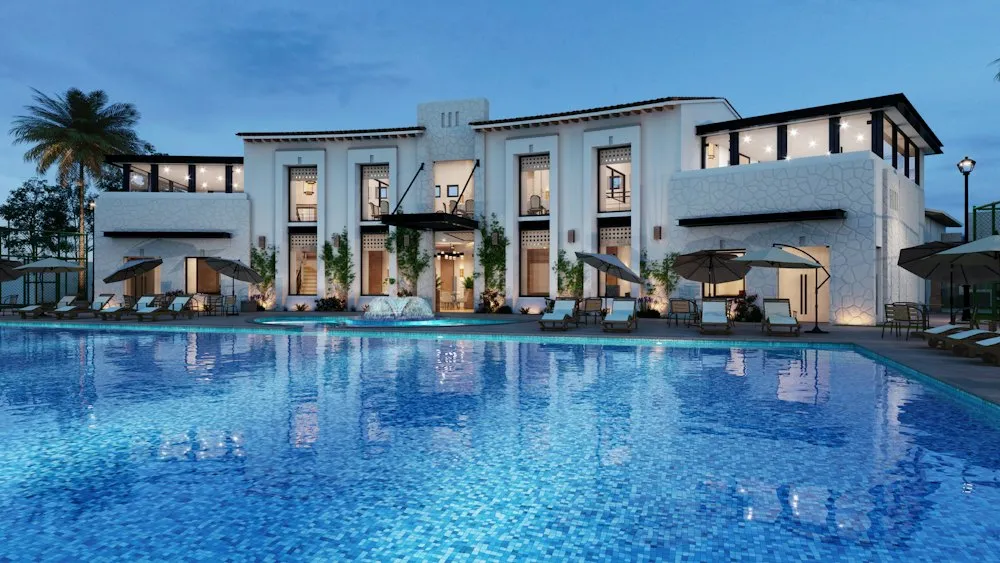 The main house
